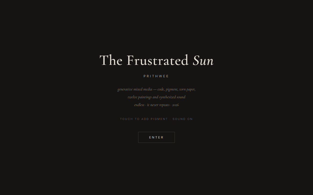 The Frustrated Sun